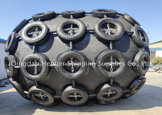 गुणवत्ता ISO 17357 Compliant Natural Rubber Pneumatic Rubber Fender with 50Kpa/80kpa Working Pressure for Marine Protection कारखाना