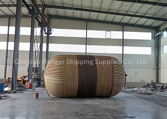 गुणवत्ता ISO 17357 Certified Pneumatic Rubber Fender with Natural Rubber Cover and 50Kpa/80kpa Working Pressure कारखाना