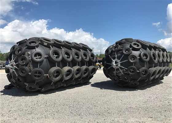 गुणवत्ता ISO17357 प्रमाणित प्राकृतिक रबर योकोहामा फेंडर 50kpa 1.5 * 3m फैक्टरी