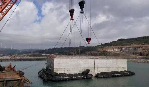 गुणवत्ता लॉन्चिंग और बचाव के लिए ब्लैक मरीन रबर एयरबैग फैक्टरी