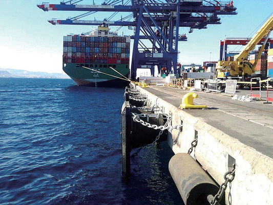 गुणवत्ता शंकु प्रकार समुद्री जहाज रबर फेंडर पैड, शंकु नाव रबर फेंडर फैक्टरी