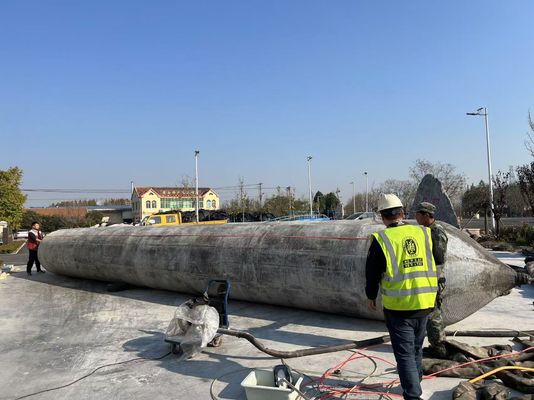 गुणवत्ता High Pressure Inflatable Marine Airbags Designed for Ship Launching Lifting Delivering Durable Inflatable Support Systems फैक्टरी