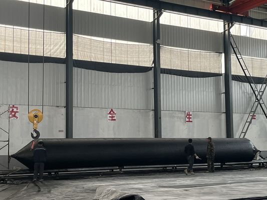 गुणवत्ता डॉक लॉन्चिंग के लिए सिलेंडर उच्च दबाव रबर inflatable समुद्री एयरबैग फैक्टरी