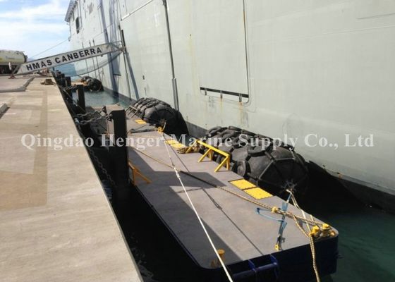 गुणवत्ता ISO 17357 Compliant High Elasticity Natural Rubber Pneumatic Rubber Fender for Port Anti-Collision Use कारखाना