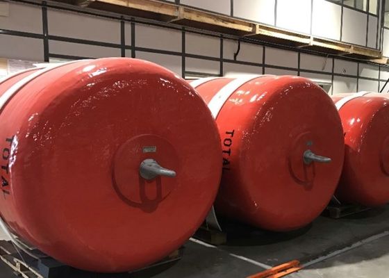 गुणवत्ता त्वरित रिलीज Buoy हुक के साथ एंकर लटकन लाल और पीला बड़े मूरिंग Buoys फैक्टरी