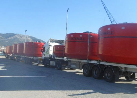 गुणवत्ता पराबैंगनी प्रतिरोध समुद्री नेविगेशन Buoys प्लास्टिक फ्लोटिंग Buoy पर्यावरण संरक्षण फैक्टरी