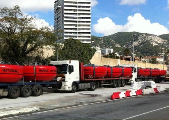 गुणवत्ता अनुकूलित रंग के साथ ईवा पॉलिथिन बेलनाकार समुद्री मूरिंग Buoy फैक्टरी