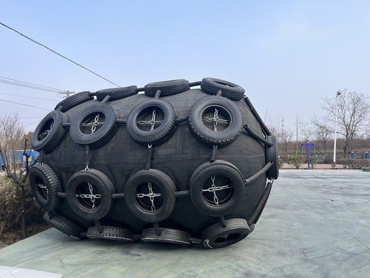 गुणवत्ता आंतरिक दबाव 50/80Kpa वायवीय समुद्री फेंडर्स आरंभिक दबाव 50Kpa विक्षेपण 60% फैक्टरी