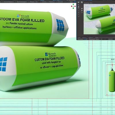 गुणवत्ता बंदरगाह और अपतटीय उपयोग के लिए कस्टम ईवीए फोम भरा हुआ फेंडर फैक्टरी