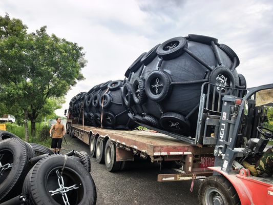 गुणवत्ता उत्कृष्ट शॉक अवशोषण क्षमता और नेट प्रकार संरचना के साथ अत्यधिक टिकाऊ समुद्री रबर फेंडर फैक्टरी