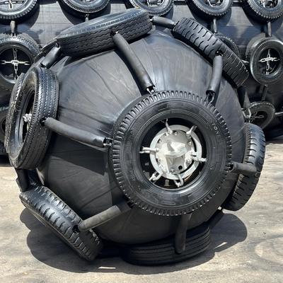 गुणवत्ता CCS/BV/LR/DNV Certified High-Quality Black Pneumatic Rubber Fender for STS/STD Applications फैक्टरी