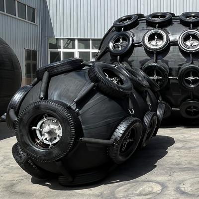 गुणवत्ता Professional-Grade CCS/BV/LR/DNV Certified Black Pneumatic Rubber Fender for STS/STD Applications फैक्टरी