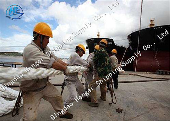 गुणवत्ता जहाज के लिए लुढ़का लट नायलॉन नायलॉन रस्सी एमटीआर 8 सफेद किनारा रस्सी उच्च शक्ति फैक्टरी