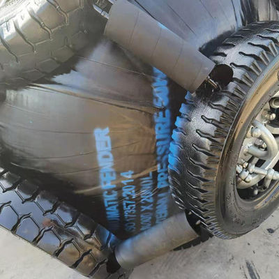 गुणवत्ता वायवीय प्राकृतिक समुद्री योकोहामा रबर फेंडर 500 x 1000 600 x 1000 फैक्टरी