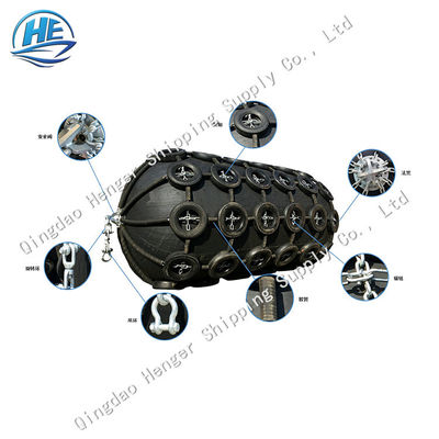 गुणवत्ता योकोहामा फेंडर 50Kpa 80Kpa टायर चेन नेट न्यूमेटिक रबर फेंडर फैक्टरी