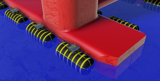 गुणवत्ता लो प्रेशर शिप लॉन्चिंग एयरबैग्स इन्फ्लेटेबल मरीन रबर एयरबैग फैक्टरी