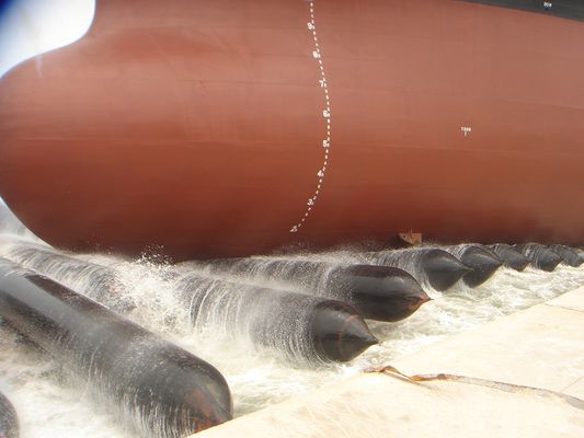 गुणवत्ता D15*L20m 0.20Mpa शिप लॉन्चिंग मरीन एयरबैग्स ऑप्टिमाइज्ड लेआउट फैक्टरी