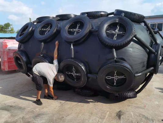 गुणवत्ता योकोहामा प्रकार वायवीय रबड़ फेंडर नाव समुद्री रबड़ फेंडर फैक्टरी