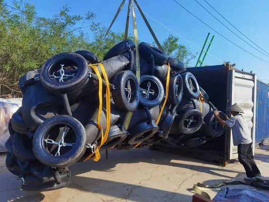 गुणवत्ता डॉकिंग बोट समुद्री वायवीय रबड़ फेंडर योकोहामा प्रकार बीवी प्रमाणित फैक्टरी