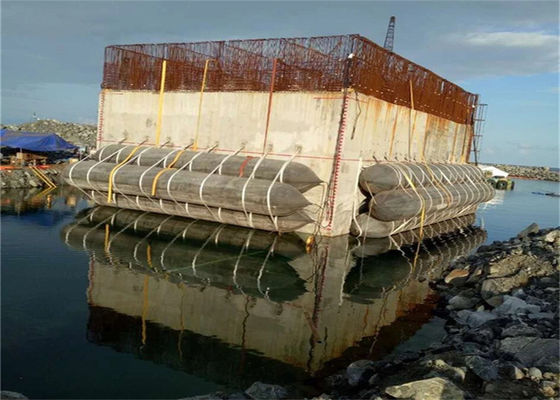 गुणवत्ता सुरक्षा वाल्व के साथ उछाल सहायता समुद्री बचाव वायवीय रबड़ एयरबैग फैक्टरी