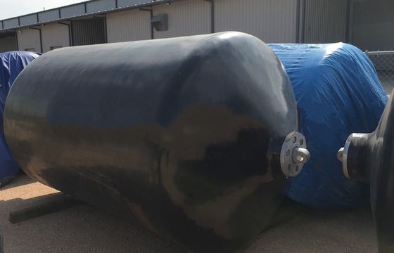 गुणवत्ता Positive Buoyancy Foam Filled Fender with Customized Size and High-Density Foam Core for Marine Dock Protection फैक्टरी