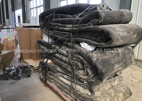 गुणवत्ता समुद्री अनुप्रयोगों के लिए उच्च भार क्षमता जहाज लॉन्चिंग और लैंडिंग रबर एयरबैग फैक्टरी