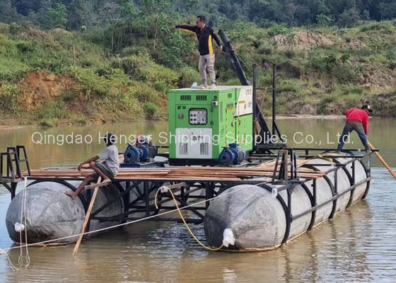 गुणवत्ता ध्रुवीय क्षेत्र के लिए 0.8-3 मीटर व्यास में जहाज लॉन्च करने के लिए सब-शून्य तापमान यौगिक के साथ समुद्री रबर एयरबैग फैक्टरी
