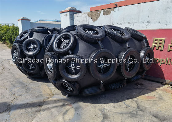 गुणवत्ता 50kpa Inflatable Rubber Fender for Ship Docking 24 Months Shelf Life फैक्टरी